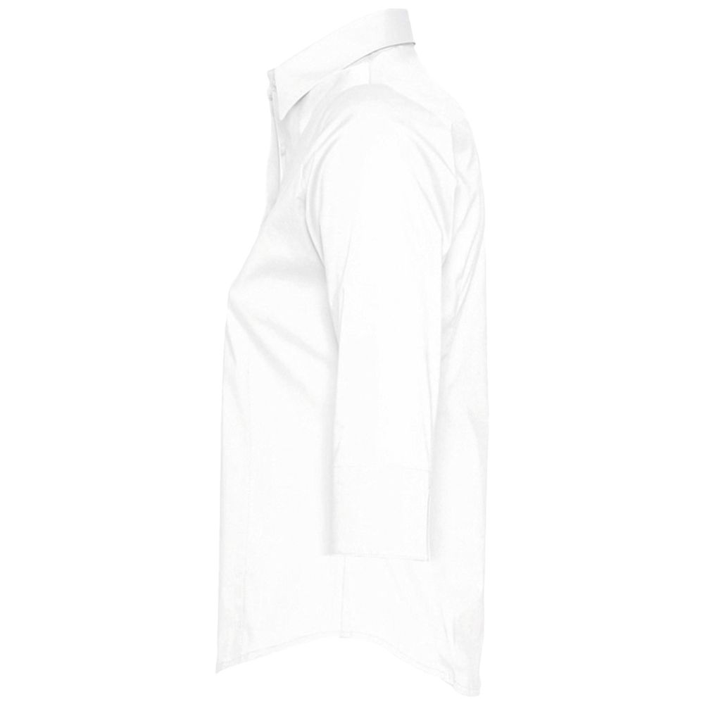 Рубашка женская с рукавом 3/4 Effect 140, белая (Миниатюра WWW (1000))