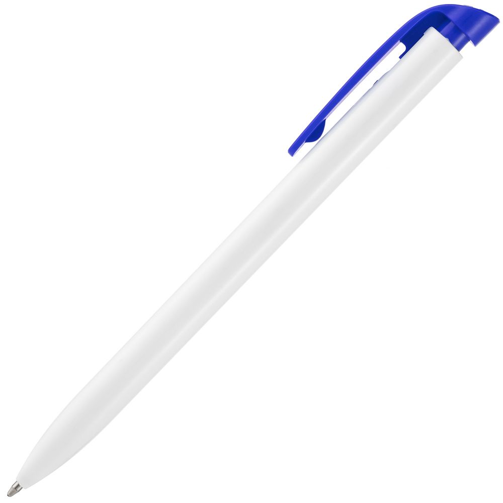 Ручка шариковая Favorite, белая с синим (Миниатюра WWW (1000))