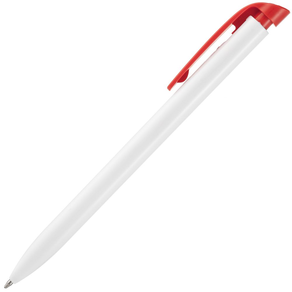 Ручка шариковая Favorite, белая с красным (Миниатюра WWW (1000))