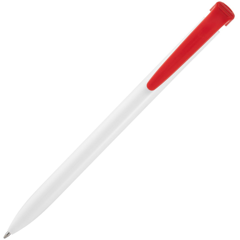 Ручка шариковая Favorite, белая с красным (Миниатюра WWW (1000))