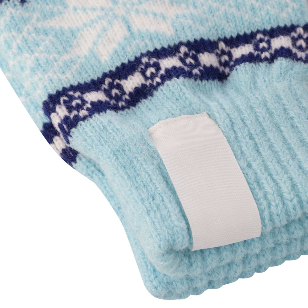 Сенсорные перчатки Snowflake, голубые (Миниатюра WWW (1000))