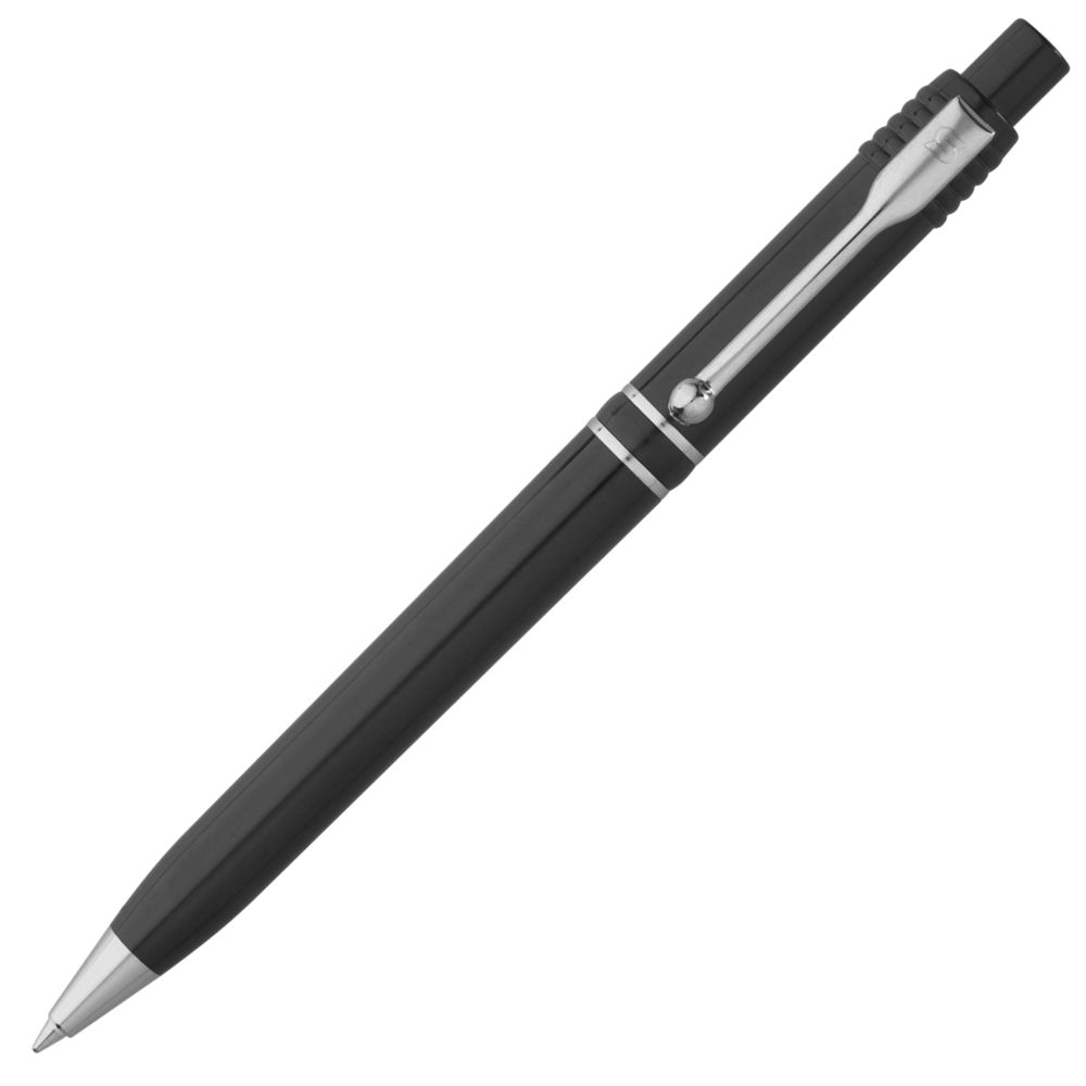 Ручка шариковая Raja Chrome, черная (Миниатюра WWW (1000))