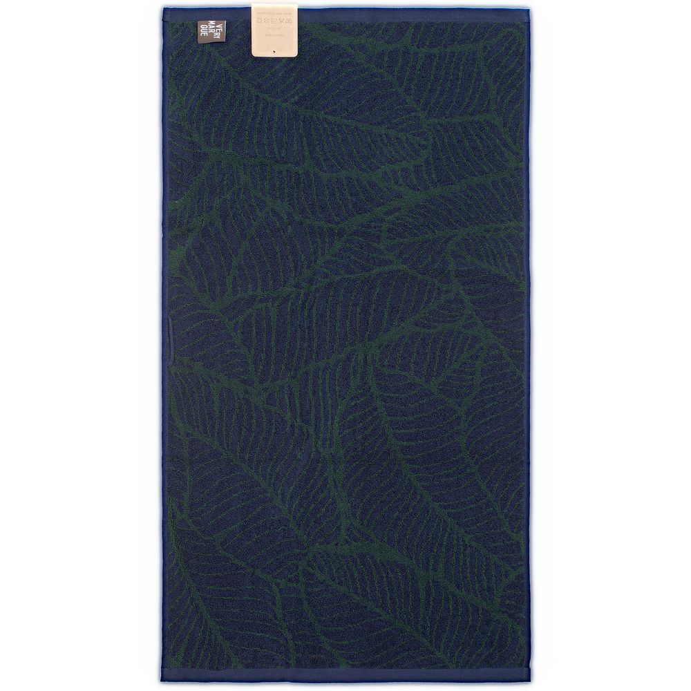 Полотенце In Leaf, малое, синее с зеленым (Миниатюра WWW (1000))