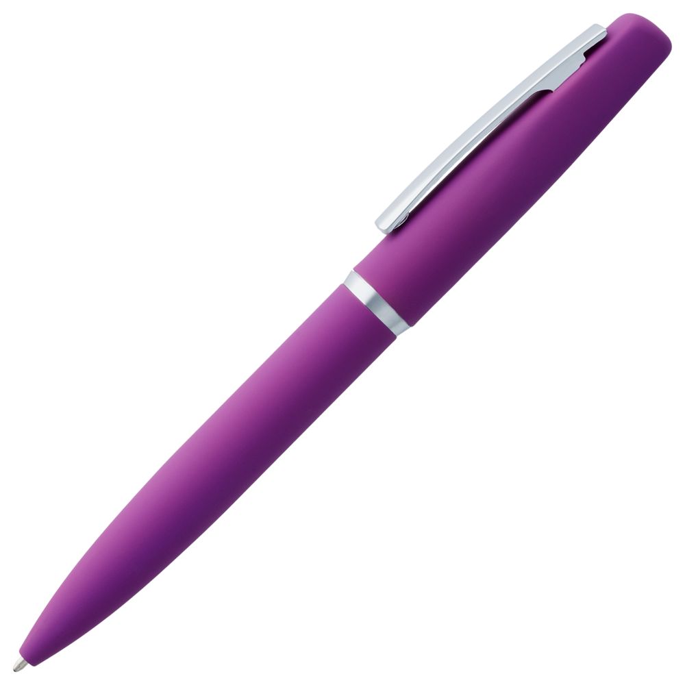 Ручка шариковая Bolt Soft Touch, фиолетовая (Миниатюра WWW (1000))