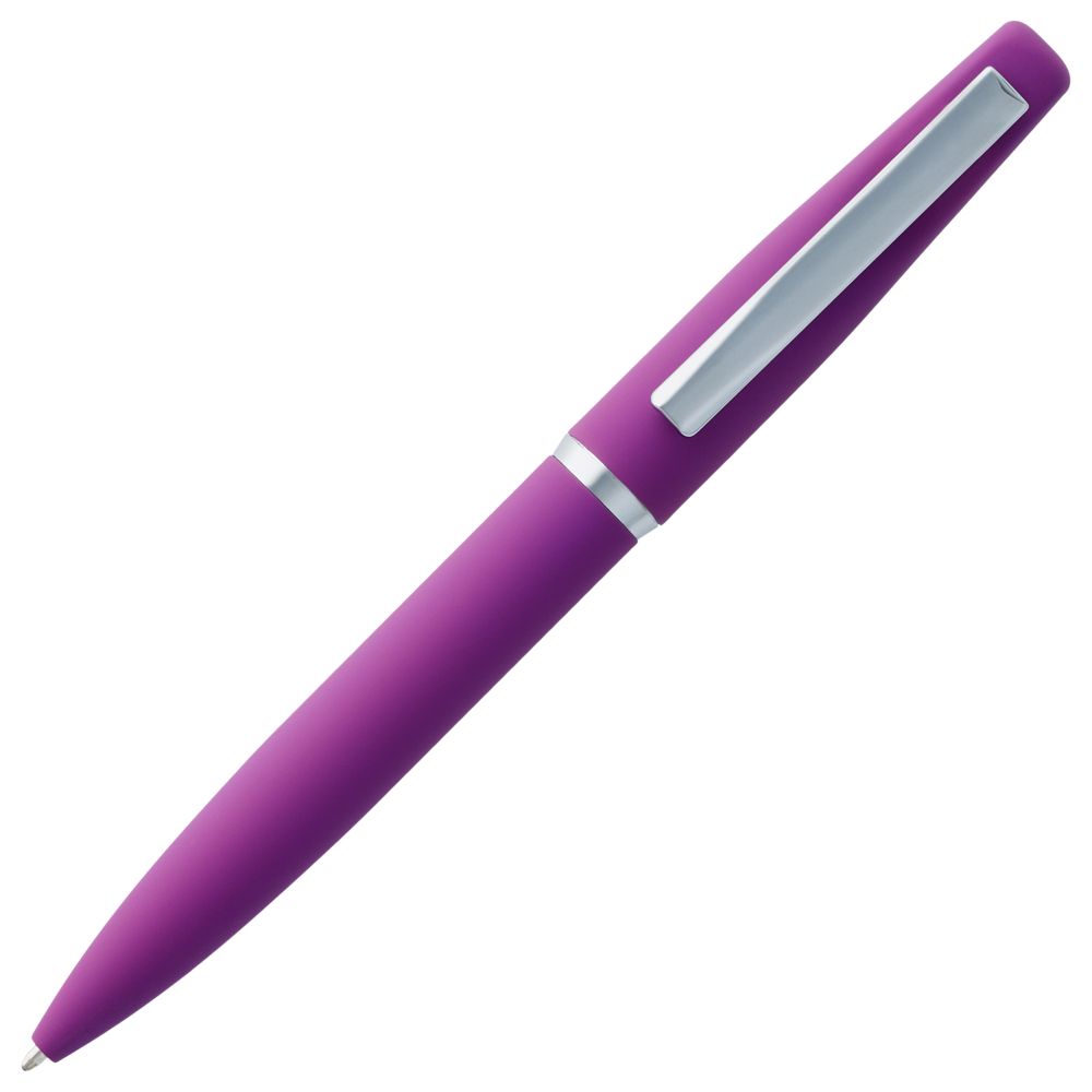 Ручка шариковая Bolt Soft Touch, фиолетовая (Миниатюра WWW (1000))