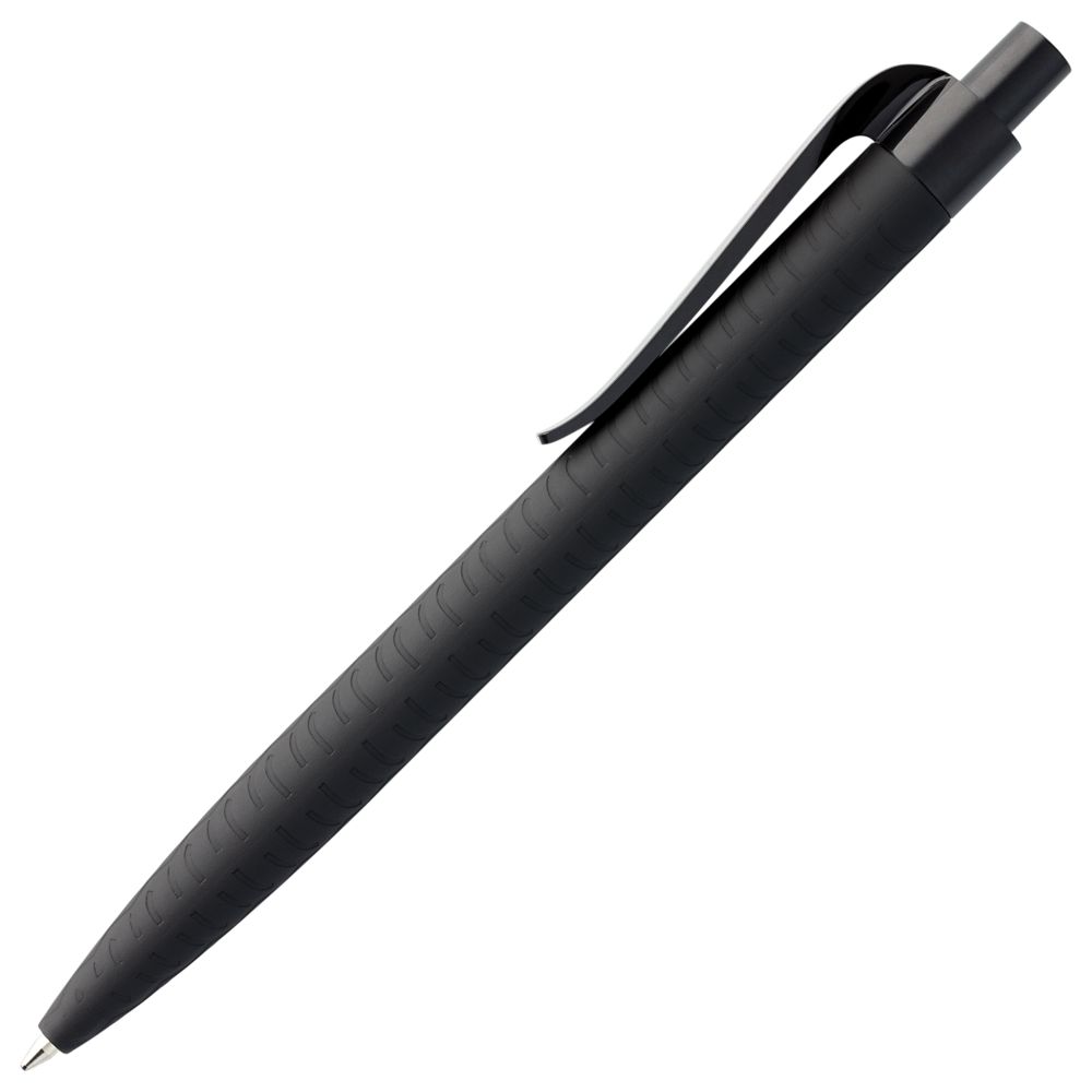 Ручка шариковая Prodir QS03 PRP Tyre Soft Touch, черная (Миниатюра WWW (1000))