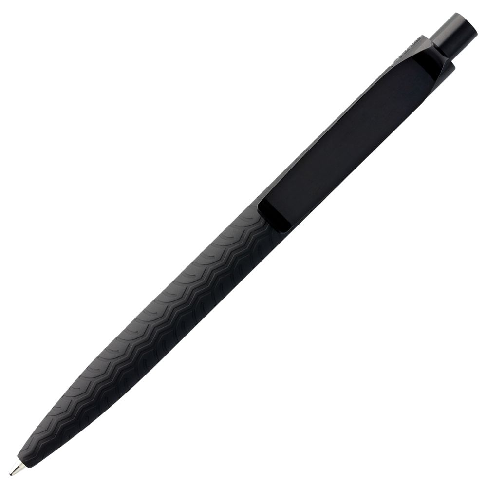 Ручка шариковая Prodir QS03 PRP Tyre Soft Touch, черная (Миниатюра WWW (1000))