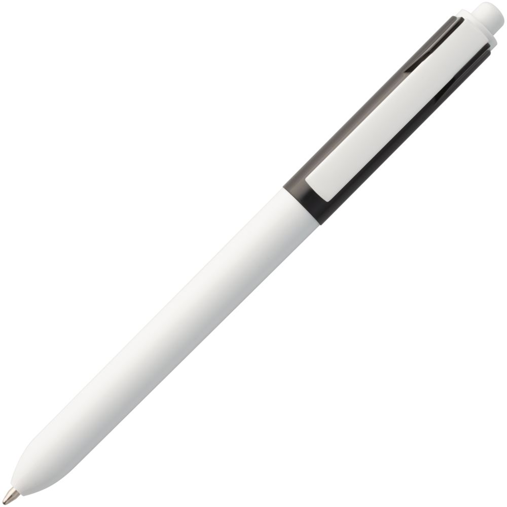 Ручка шариковая Hint Special, белая с черным (Миниатюра WWW (1000))