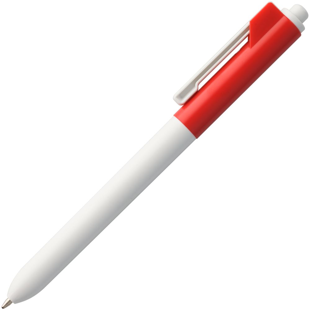 Ручка шариковая Hint Special, белая с красным (Миниатюра WWW (1000))