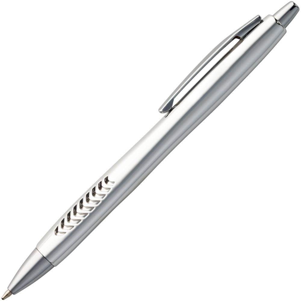 Ручка шариковая Barracuda, серебристая (Миниатюра WWW (1000))