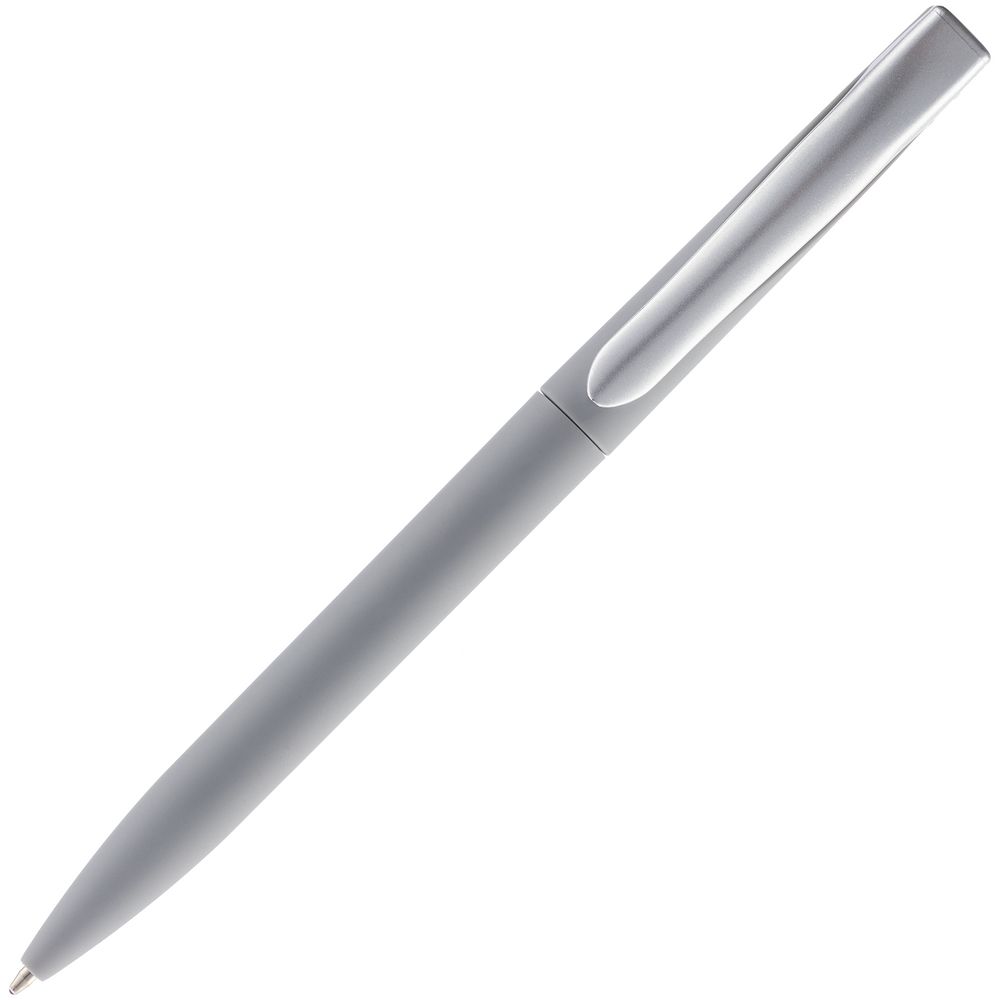 Ручка шариковая Pin Soft Touch, серая (Миниатюра WWW (1000))