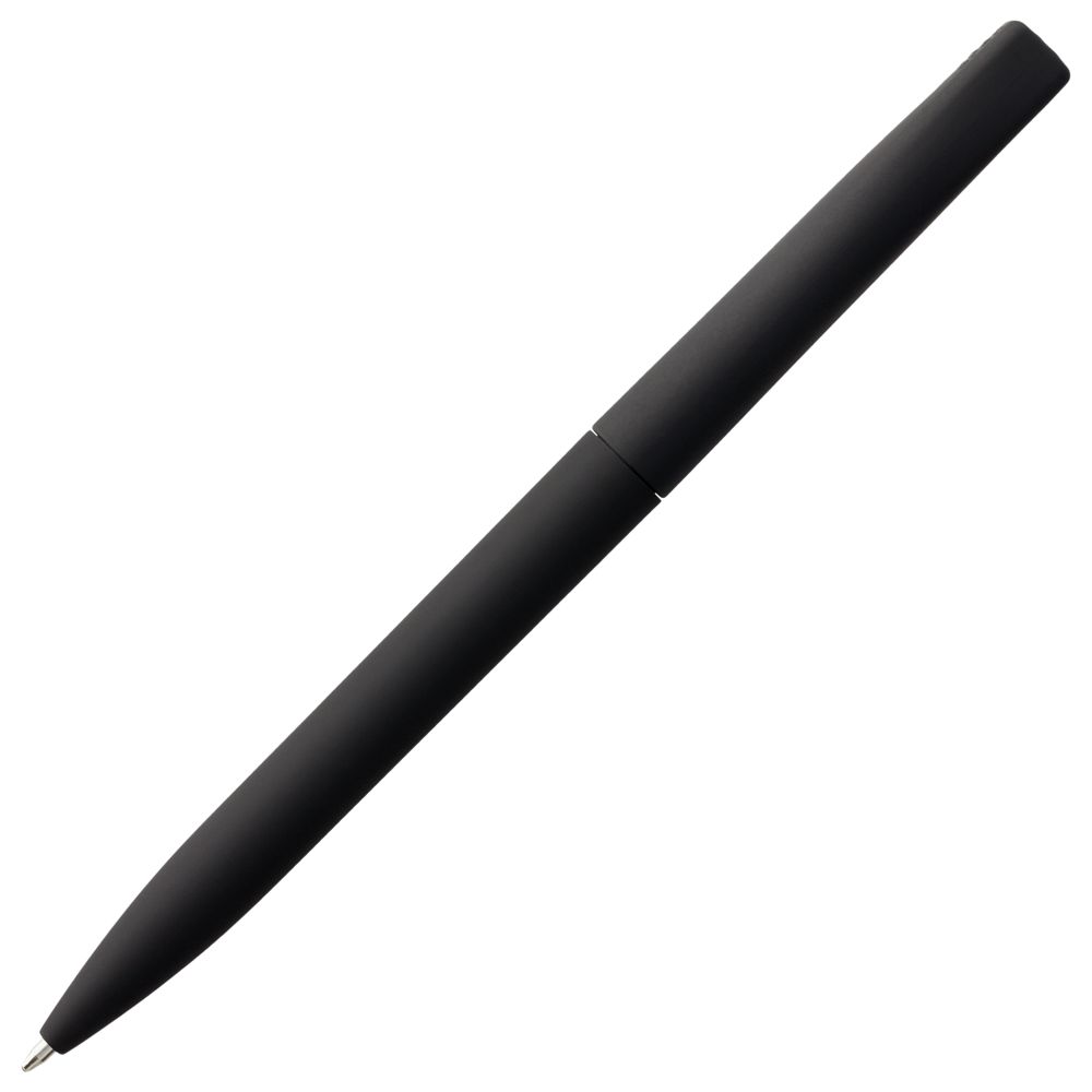 Ручка шариковая Pin Soft Touch, черная (Миниатюра WWW (1000))