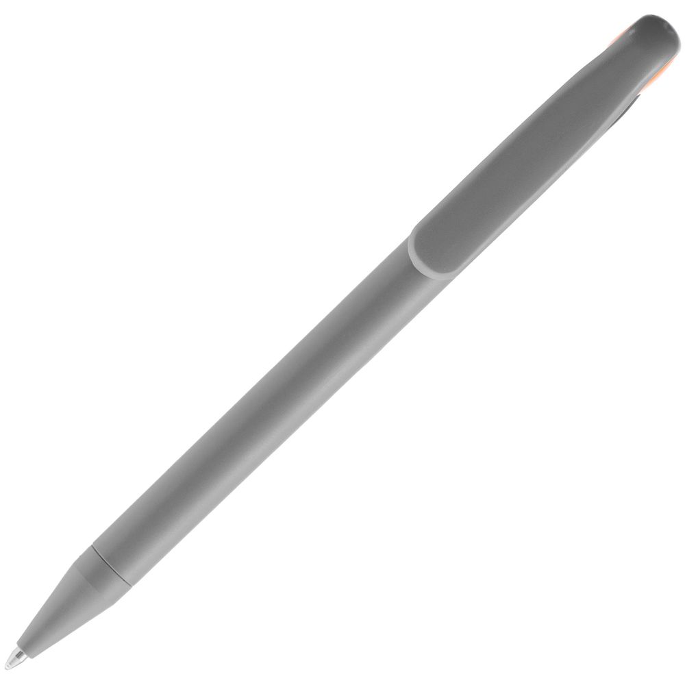 Ручка шариковая Prodir DS1 TMM Dot, серая с оранжевым (Миниатюра WWW (1000))