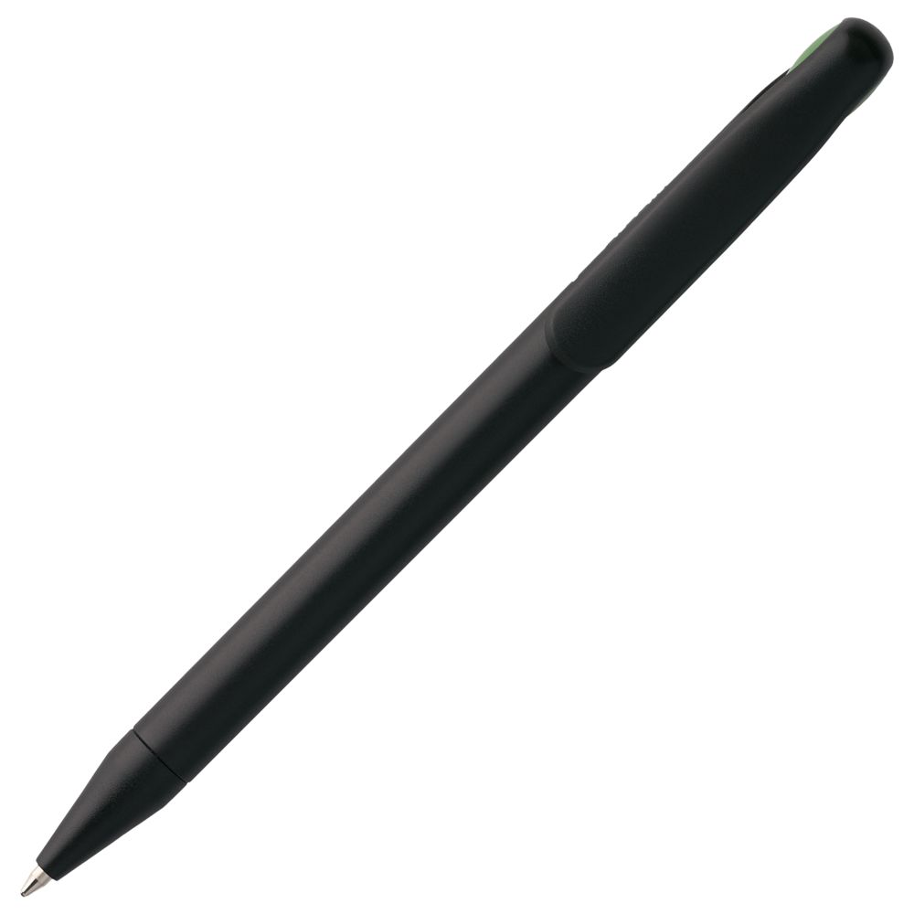 Ручка шариковая Prodir DS1 TMM Dot, черная с зеленым (Миниатюра WWW (1000))