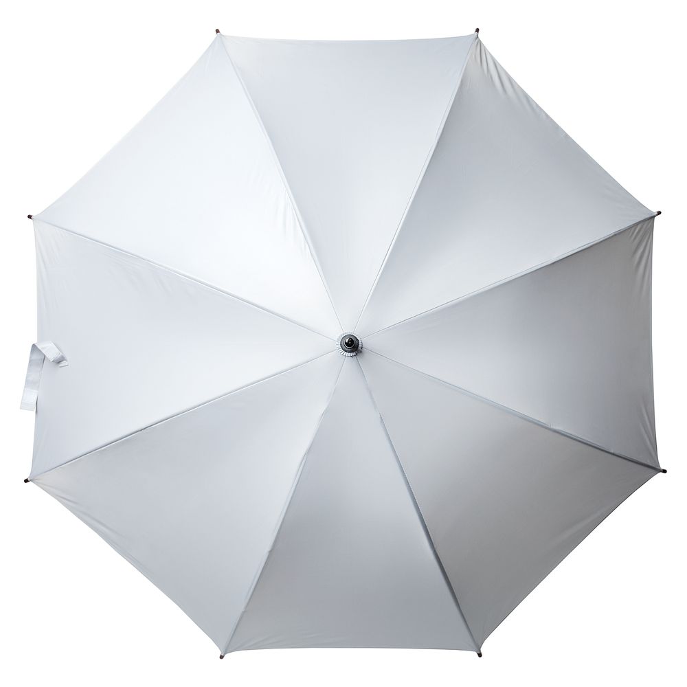Зонт-трость Standard, белый с серебристым внутри (Миниатюра WWW (1000))