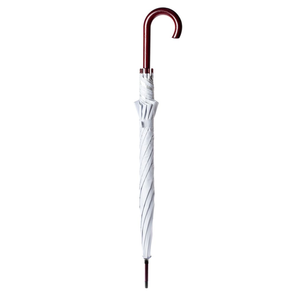 Зонт-трость Standard, белый с серебристым внутри (Миниатюра WWW (1000))