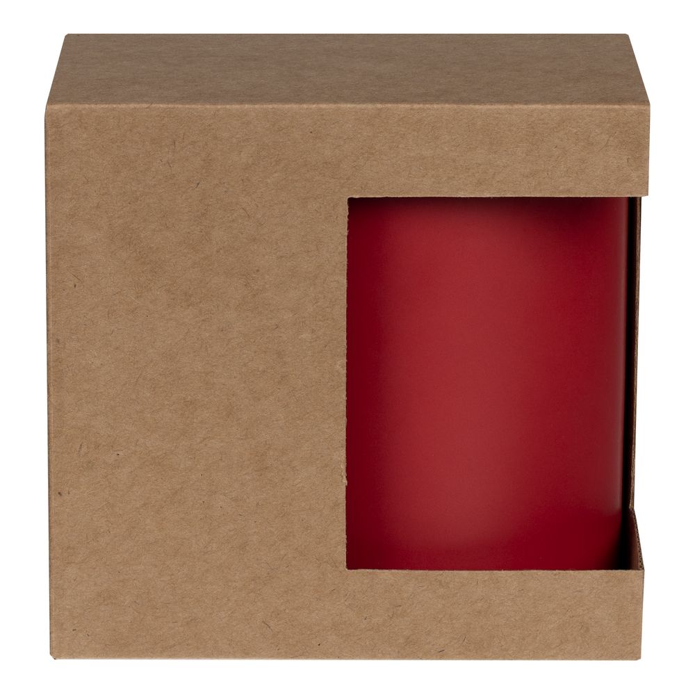 Коробка для кружки с окном Cupcase, крафт (Миниатюра WWW (1000))