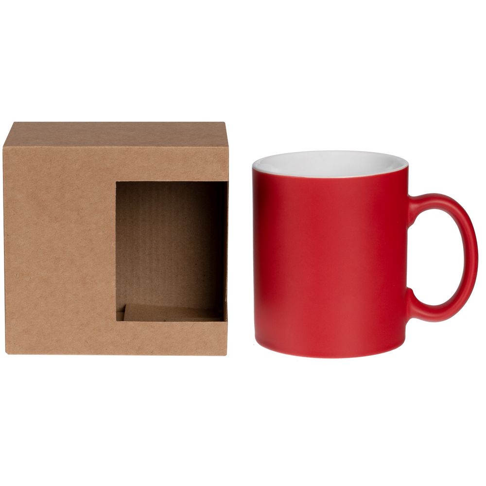 Коробка для кружки с окном Cupcase, крафт (Миниатюра WWW (1000))