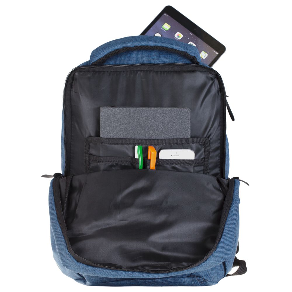 Рюкзак для ноутбука The First, синий (Миниатюра WWW (1000))