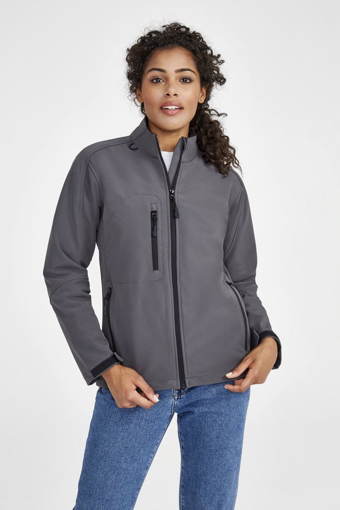 Куртка женская на молнии Roxy 340 ярко-синяя (Миниатюра WWW (1000))