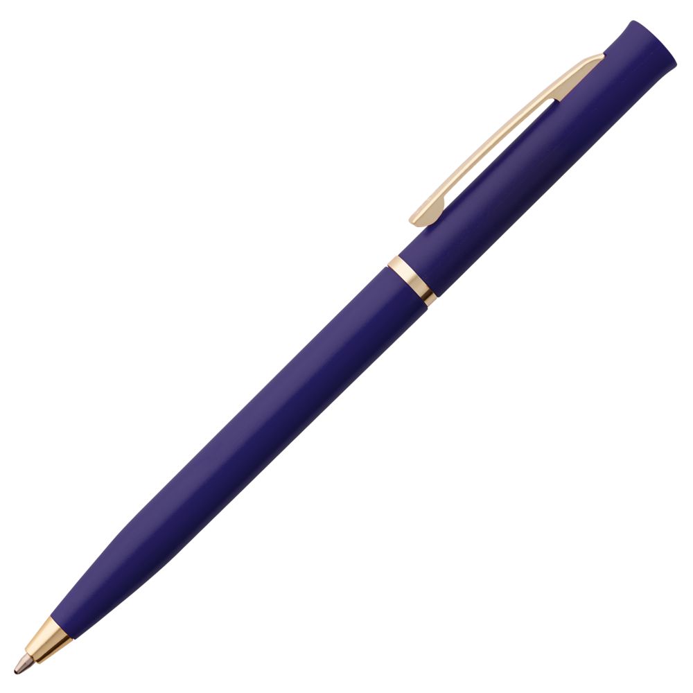 Ручка шариковая Euro Gold, синяя (Миниатюра WWW (1000))