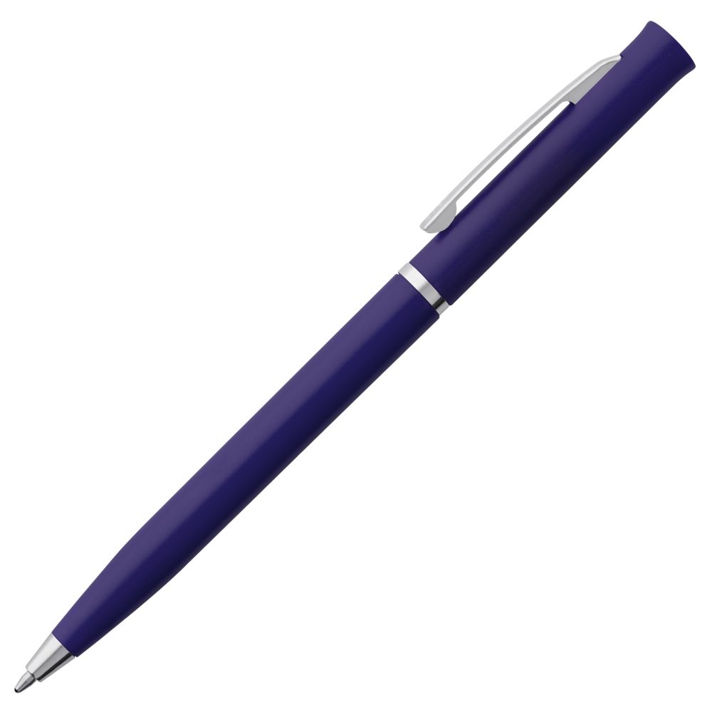 Ручка шариковая Euro Chrome, синяя (Миниатюра WWW (1000))