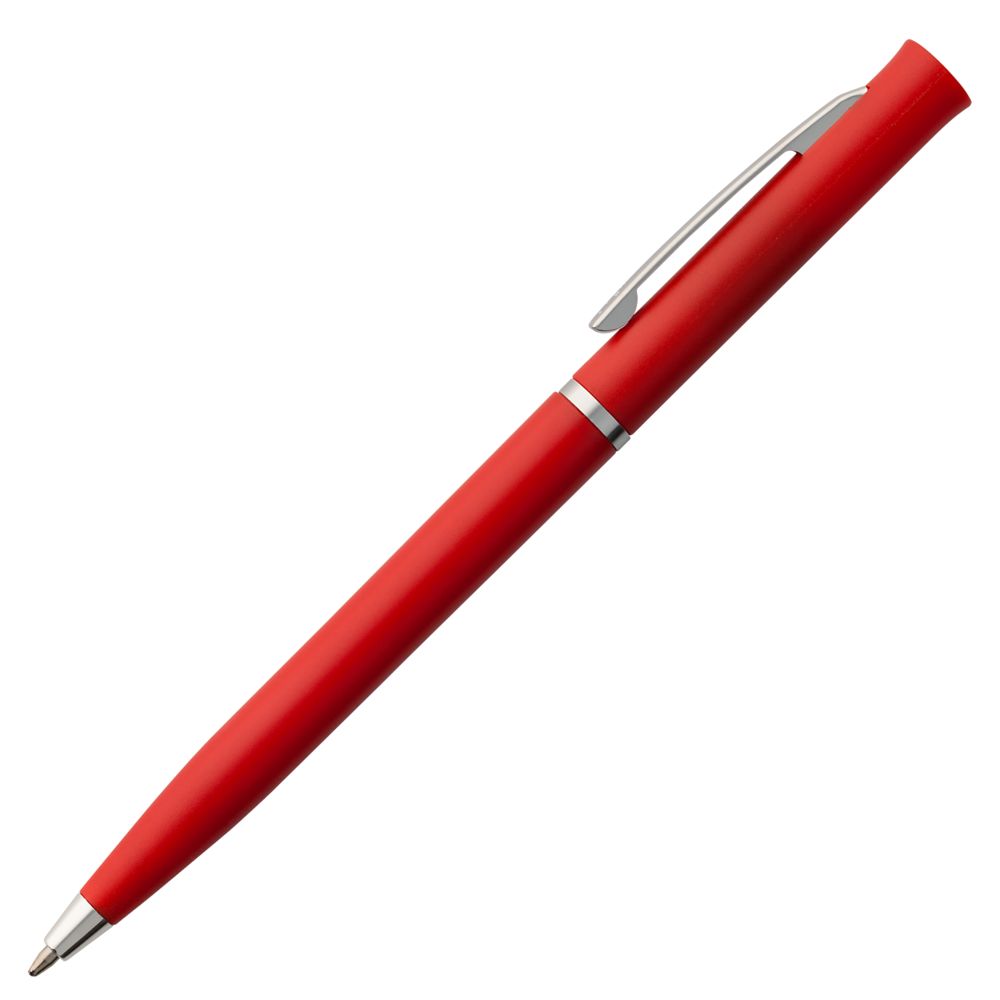 Ручка шариковая Euro Chrome, красная (Миниатюра WWW (1000))