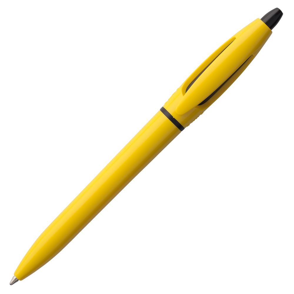 Ручка шариковая S! (Си), желтая (Миниатюра WWW (1000))