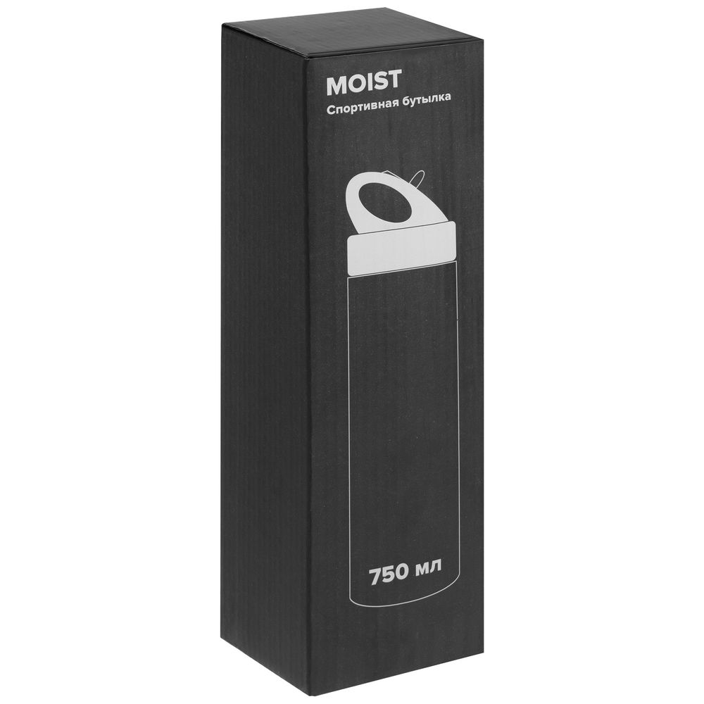 Спортивная бутылка Moist, черная (Миниатюра WWW (1000))
