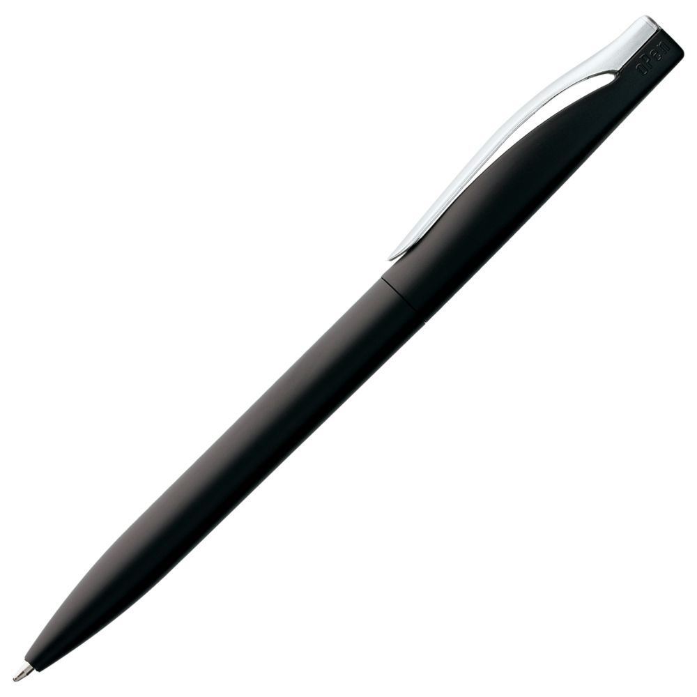 Ручка шариковая Pin Silver, черный металлик (Миниатюра WWW (1000))