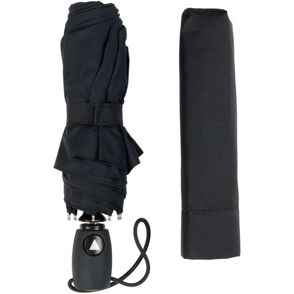Зонт складной Comfort, черный (Миниатюра WWW (1000))
