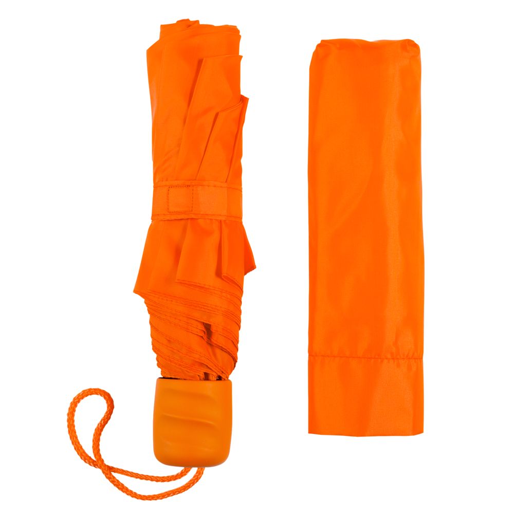 Зонт складной Basic, оранжевый (Миниатюра WWW (1000))