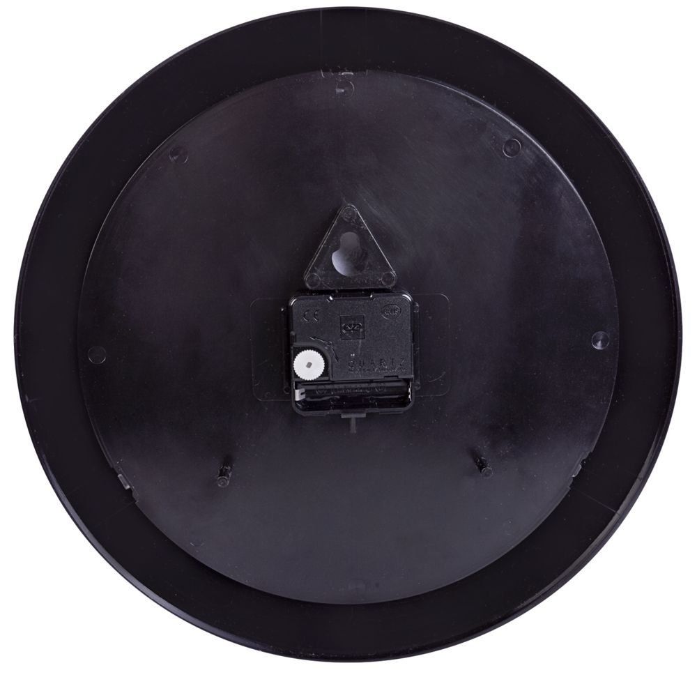 Часы настенные Vivid Large, черные (Миниатюра WWW (1000))