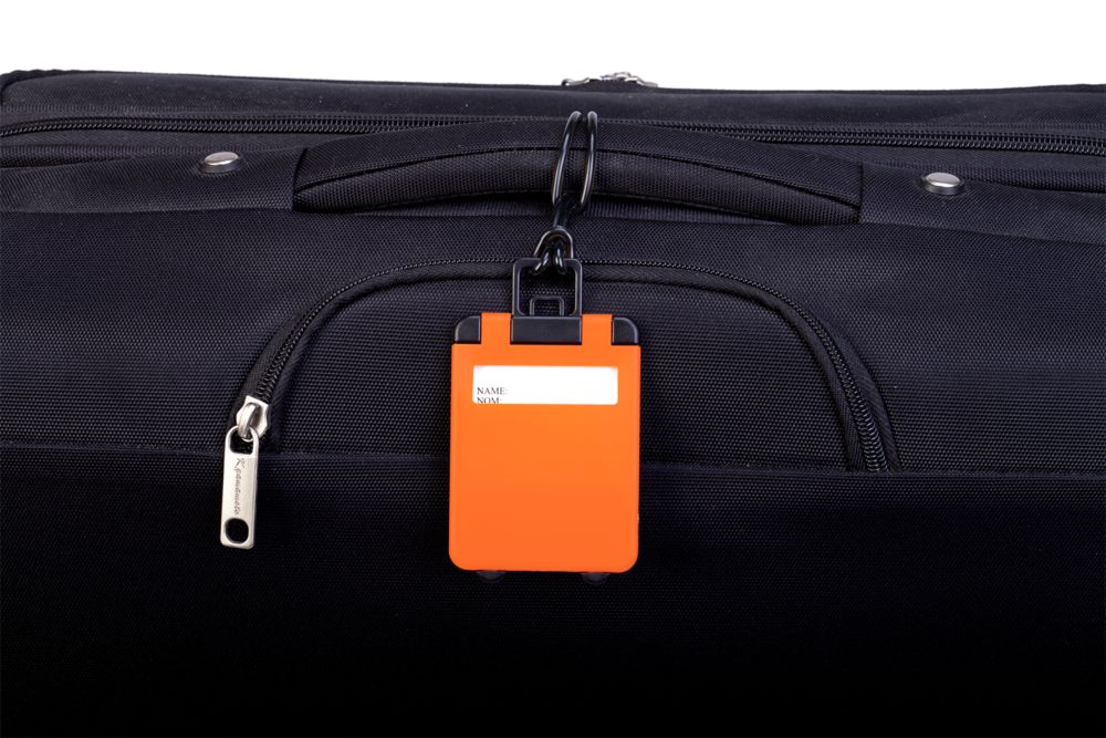 Бирка для багажа Trolley, оранжевая (Миниатюра WWW (1000))