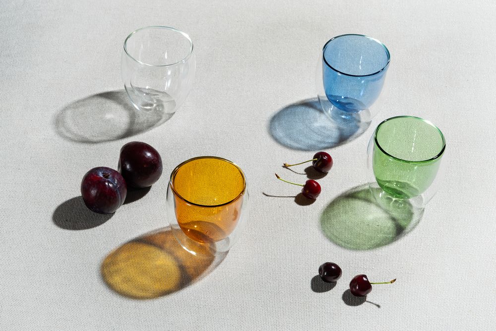 Стакан с двойными стенками Glass Bubble, бесцветный (Миниатюра WWW (1000))