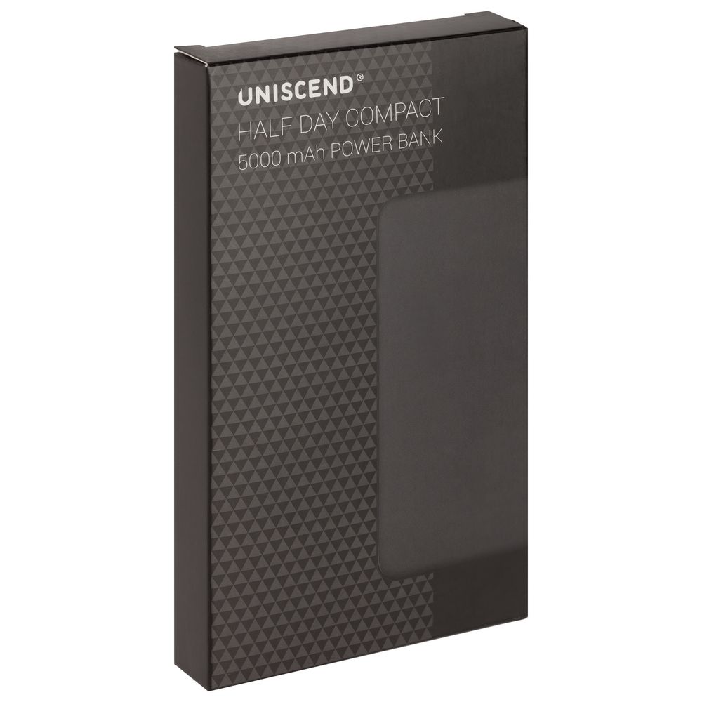 Внешний аккумулятор Uniscend Half Day Compact 5000 мAч, черный (Миниатюра WWW (1000))