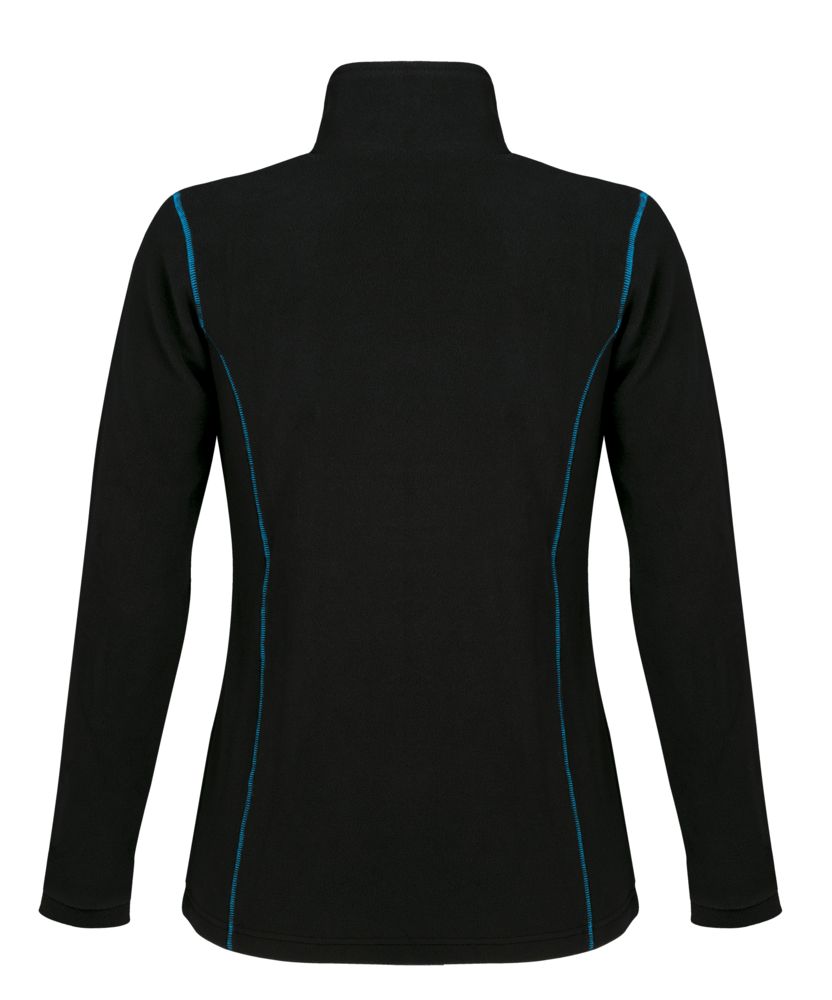 Куртка женская Nova Women 200, черная с ярко-голубым (Миниатюра WWW (1000))