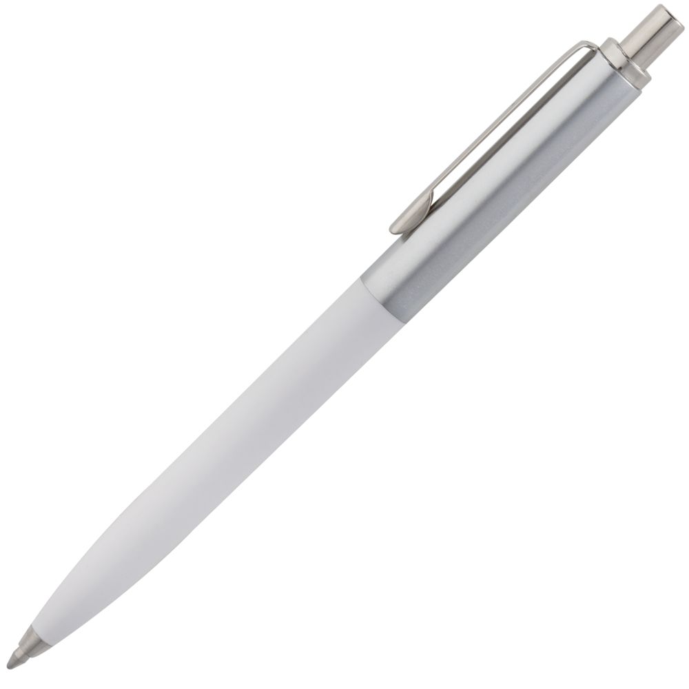 Ручка шариковая Popular, белая (Миниатюра WWW (1000))