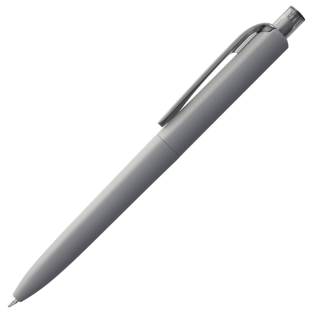 Ручка шариковая Prodir DS8 PRR-T Soft Touch, серая (Миниатюра WWW (1000))