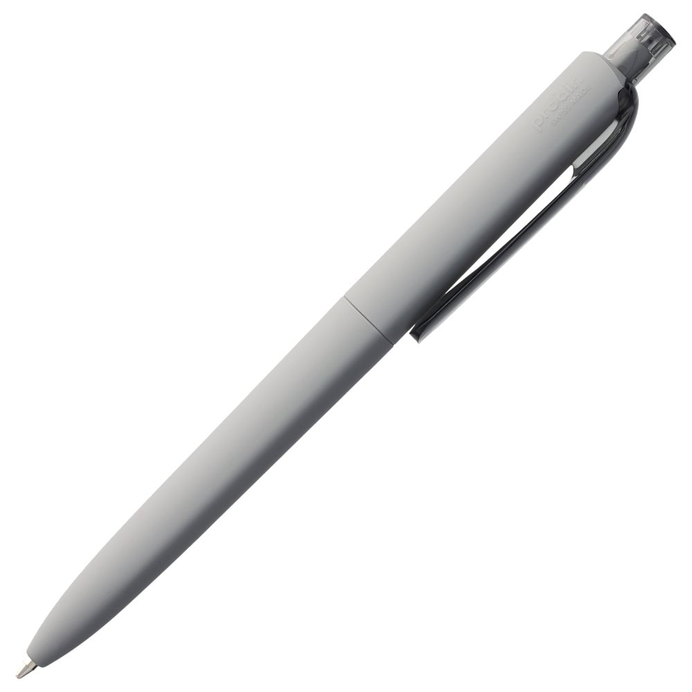 Ручка шариковая Prodir DS8 PRR-T Soft Touch, серая (Миниатюра WWW (1000))