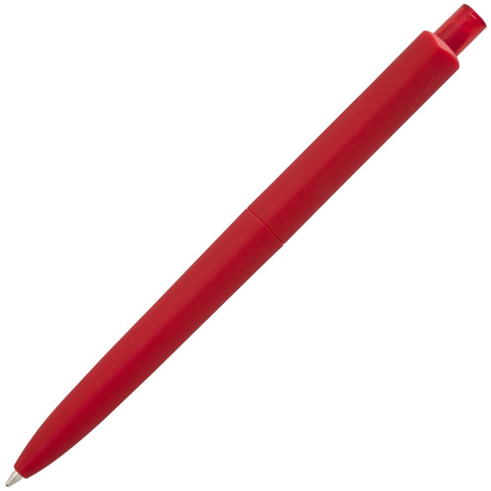 Ручка шариковая Prodir DS8 PRR-Т Soft Touch, красная (Миниатюра WWW (1000))