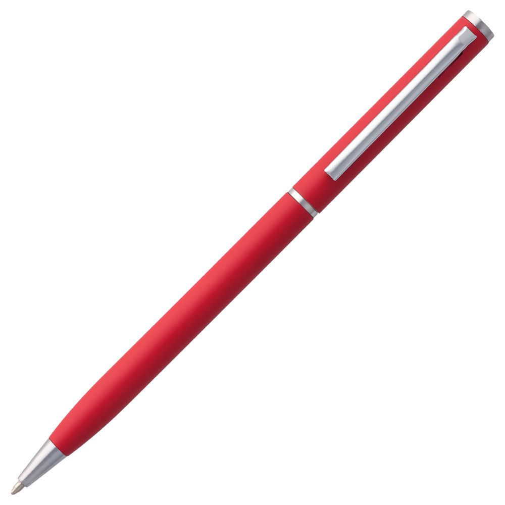 Ручка шариковая Hotel Chrome, ver.2, матовая красная (Миниатюра WWW (1000))