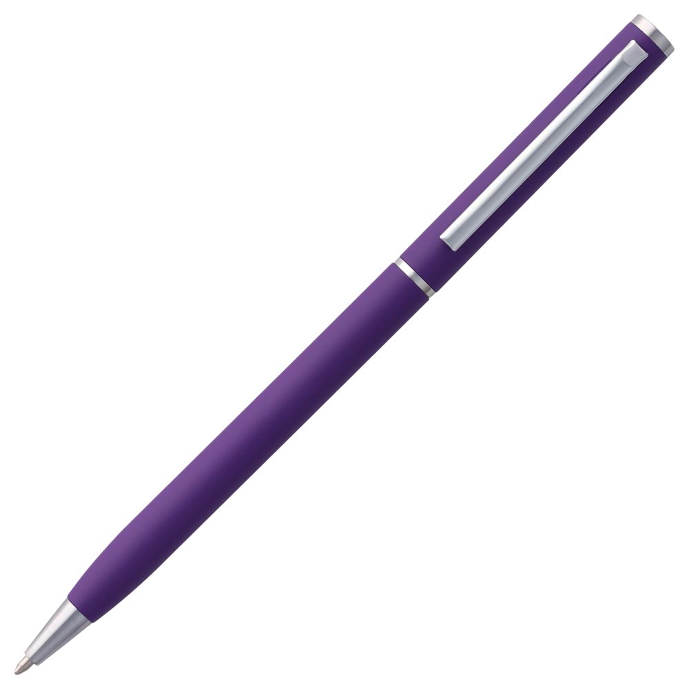 Ручка шариковая Hotel Chrome, ver.2, матовая фиолетовая (Миниатюра WWW (1000))