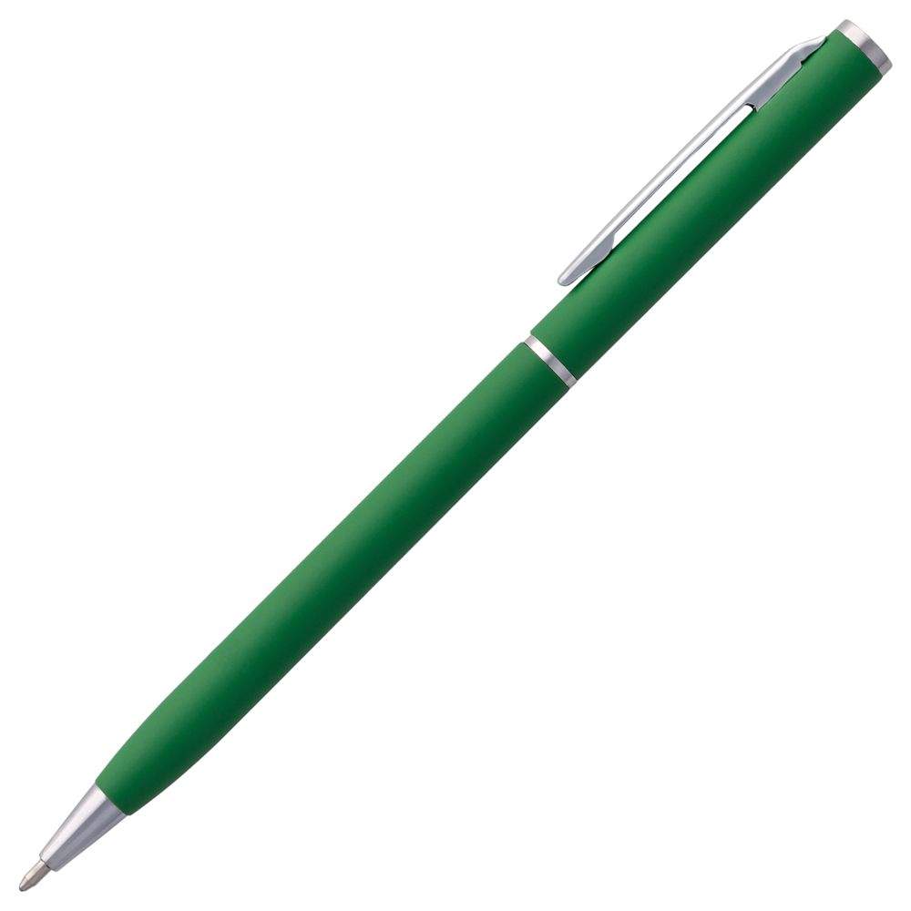 Ручка шариковая Hotel Chrome, ver.2, матовая зеленая (Миниатюра WWW (1000))