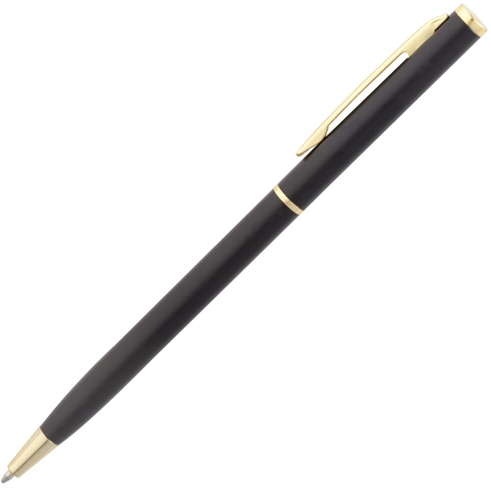 Ручка шариковая Hotel Gold, ver.2, матовая черная (Миниатюра WWW (1000))