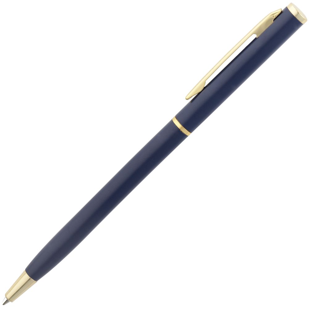 Ручка шариковая Hotel Gold, ver.2, матовая синяя (Миниатюра WWW (1000))