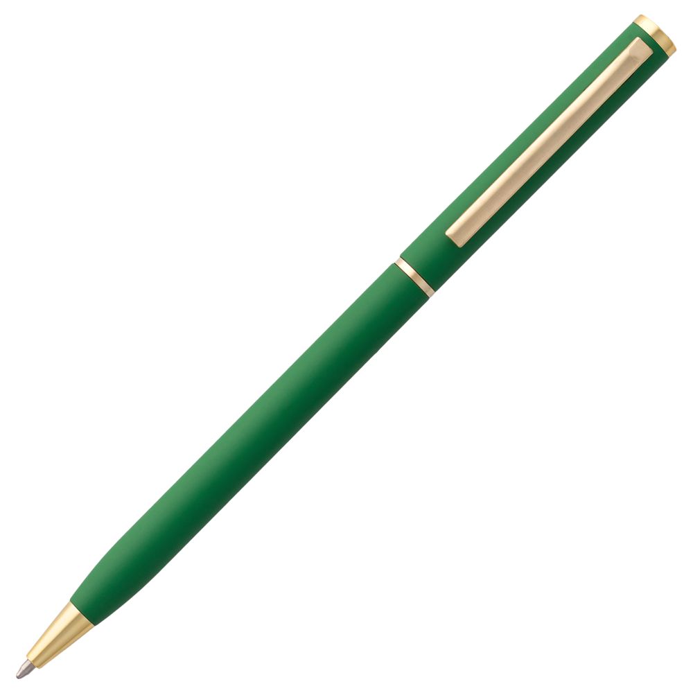 Ручка шариковая Hotel Gold, ver.2, матовая зеленая (Миниатюра WWW (1000))
