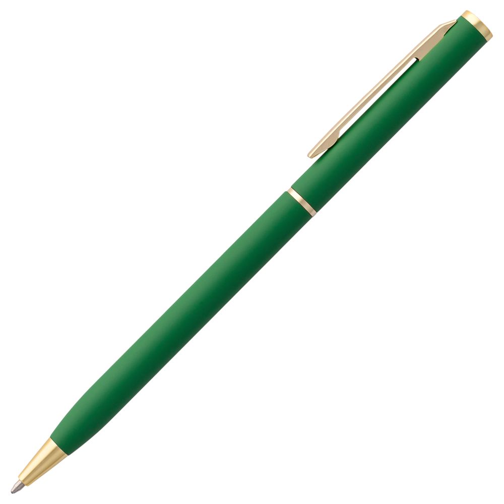 Ручка шариковая Hotel Gold, ver.2, матовая зеленая (Миниатюра WWW (1000))