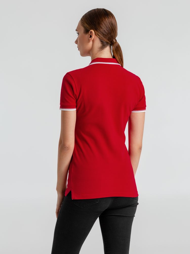 Рубашка поло женская Practice Women 270, красная с белым (Миниатюра WWW (1000))
