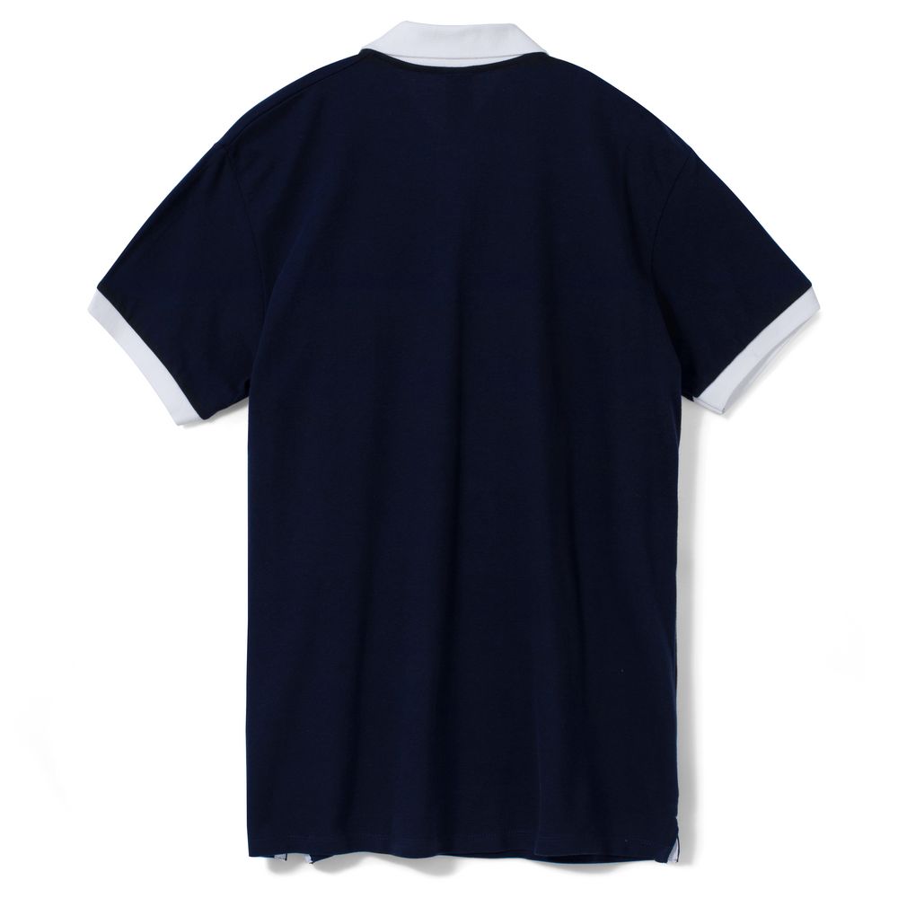 Рубашка поло Prince 190, темно-синяя с белым (Миниатюра WWW (1000))